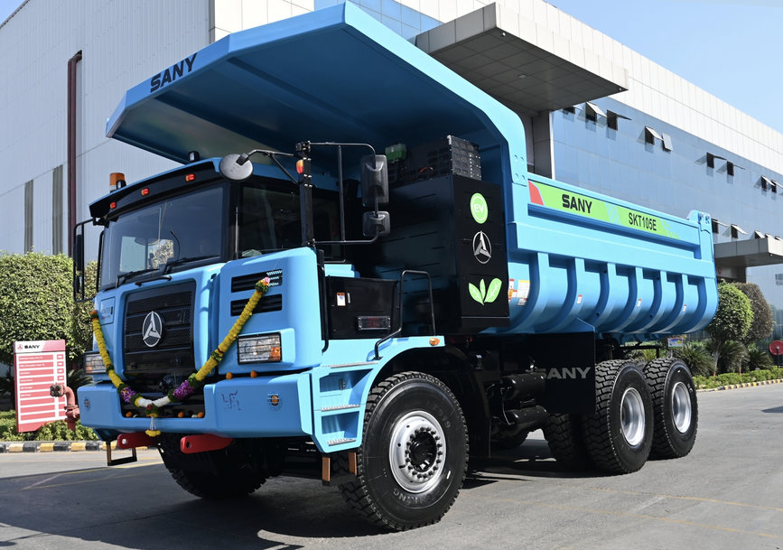 Sany India Unveils India's First Fully Electric Mining Truck